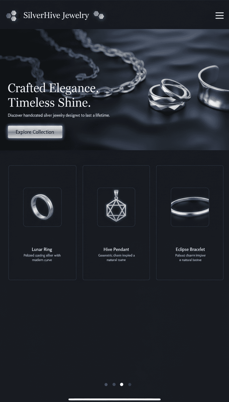 SilverHive Jewelry - Mobile