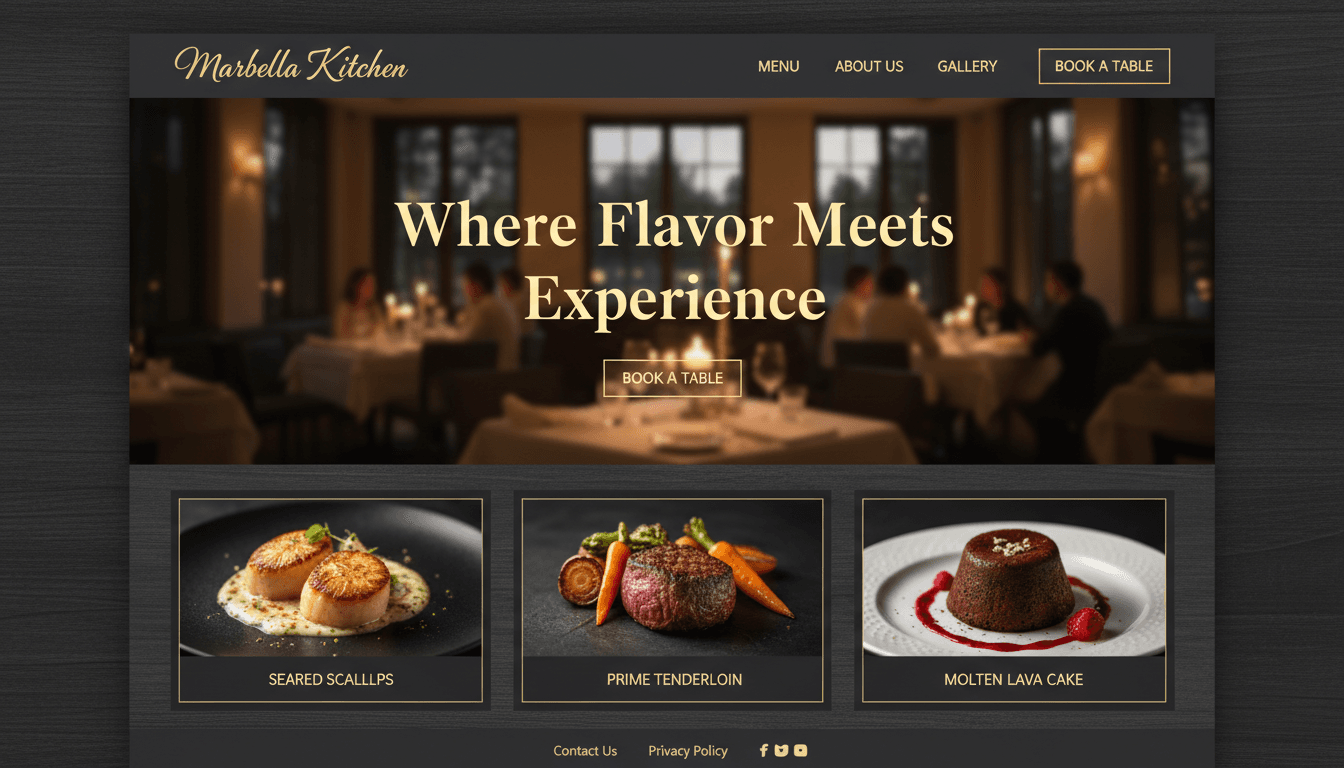 Marbella Kitchen - Desktop